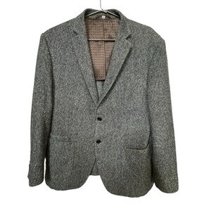 Wool Gray JKT New York Men’s Vintage Suit Jacket Blazer 44R MINTY Sport Coat